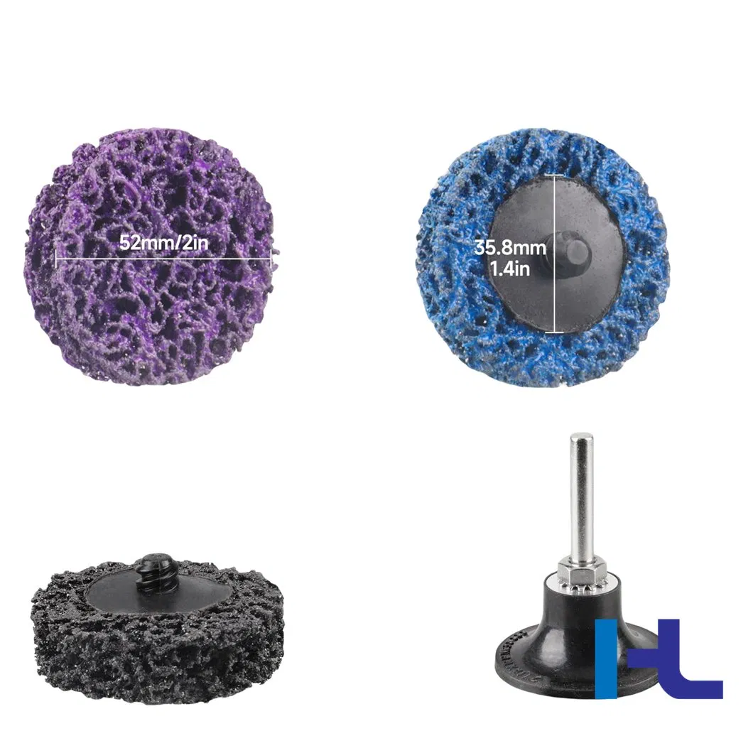 100mm 115mm 125mm 150mm 5inch 6inch Purple Blue Black Clean Strip Disc (CNS) Grinding It Disc for Welding, Painting, Polishing Rust Car's Body