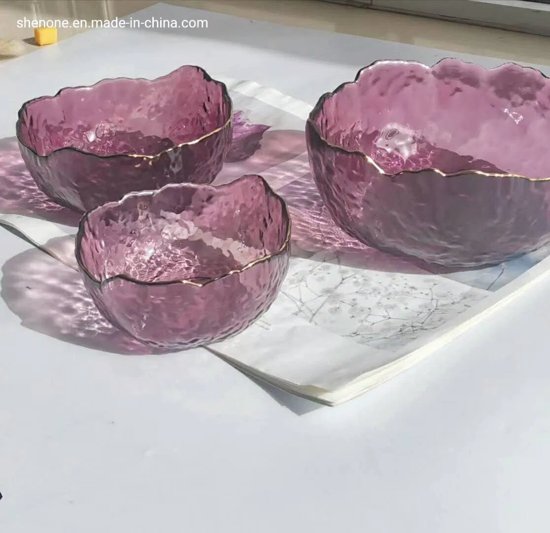 Shenone Glass High Quality Glass Fruit Plate with Dome Lids Cheap Colored Dry Fruit Plate with Compartment