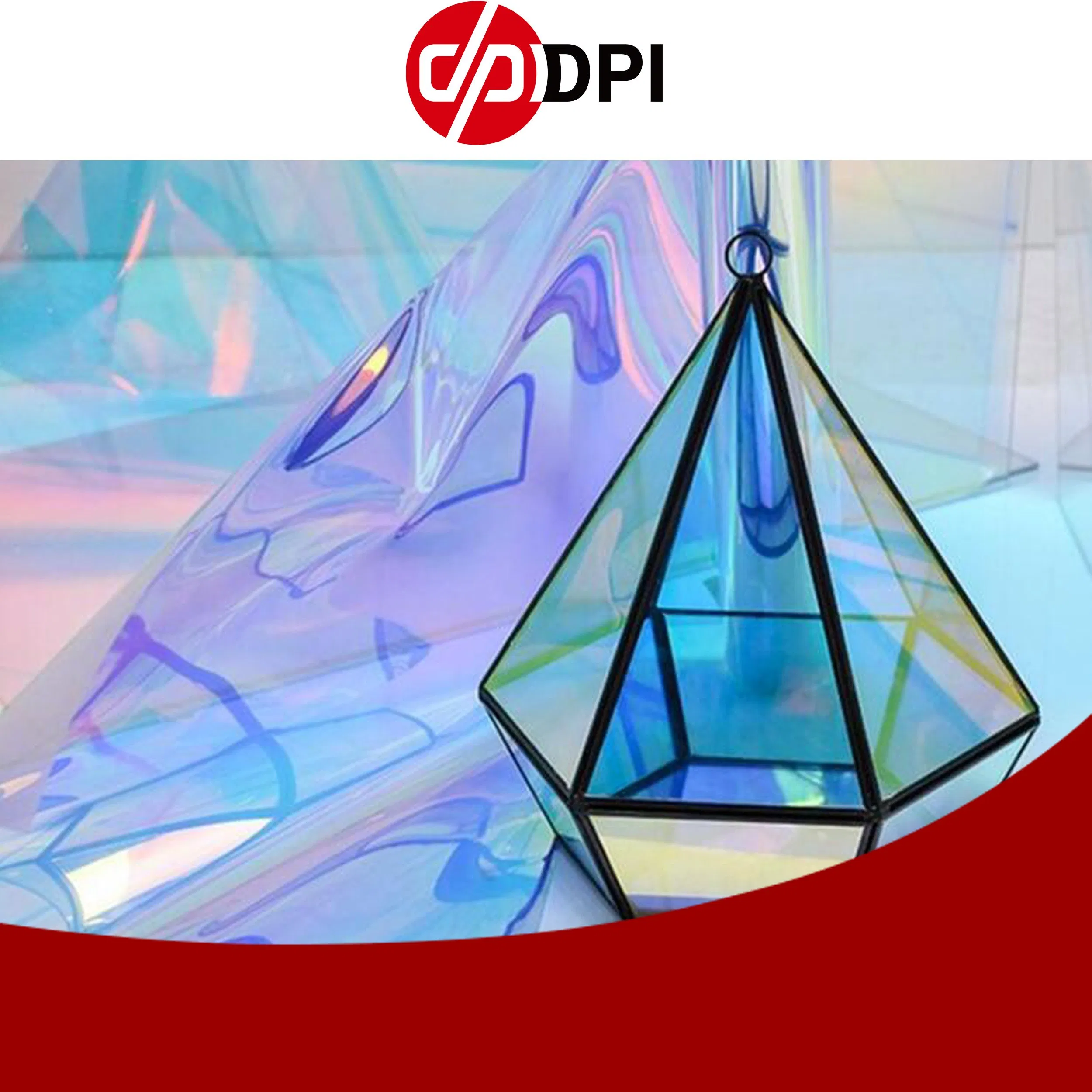 Rainbow Film Translucent Rainbow Color Film Rainbow Colorful Effect Self Adhesive Vinyl Sticker Rainbow Laser Film Window Glass Decoration Tinted Film