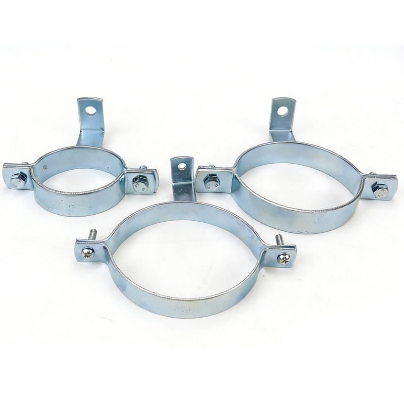 Heavy Duty Metal Galvanized Round Pipe Clamps Fitting Split Ring Pipe Hangers