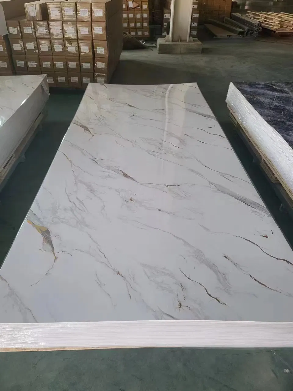 High Gloss Panels Beautiful Resilient Ideal for Homes PVC UV Marble