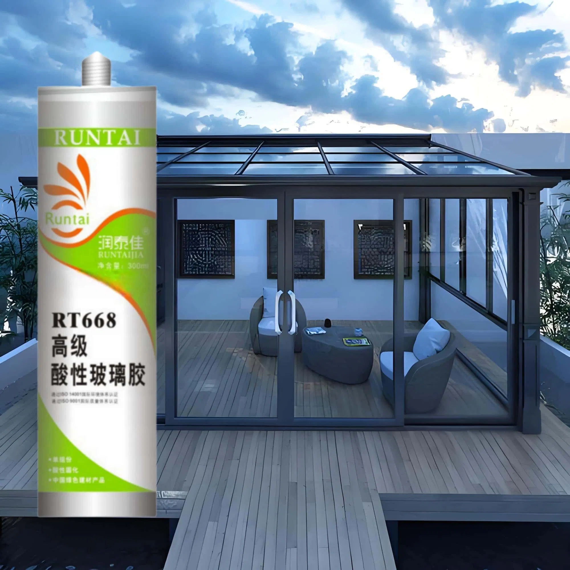 Fast-Setting Runtai Acetic Acid Silicone Sealant for Versatile Applications