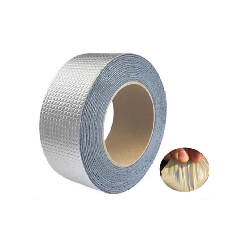 Waterproof Self-Adhesive Aluminum Foil Butyl Tape for Building Windows Concrete Steel Roof