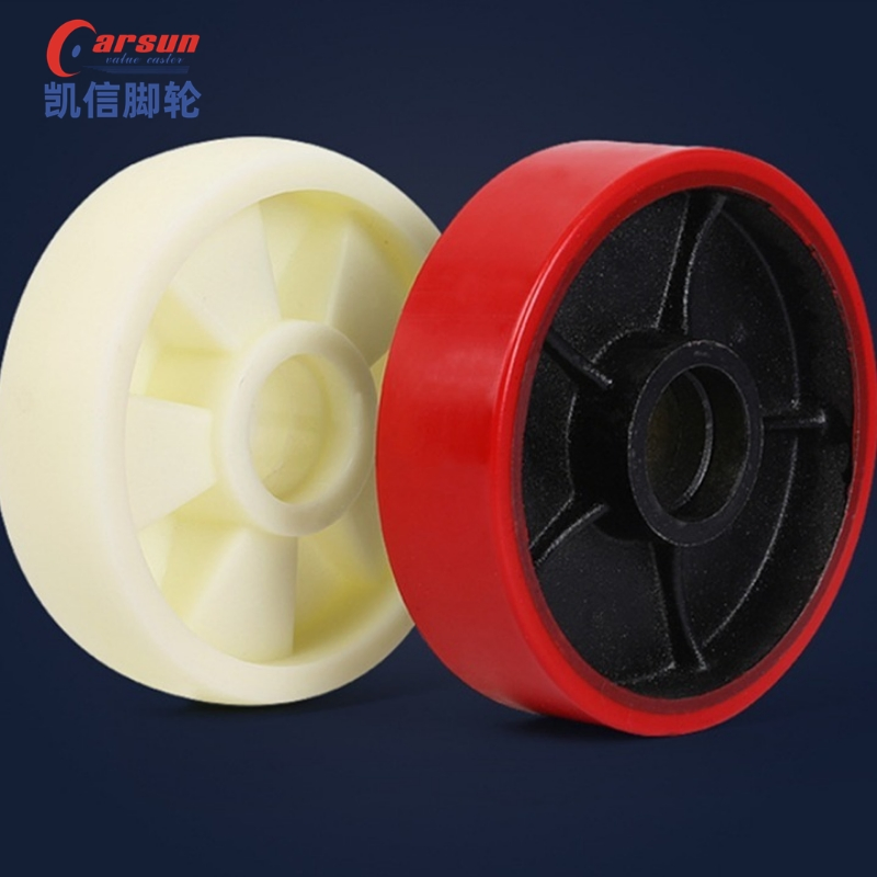 Ultra Heavy 8 Inch Iron Core Polyurethane Wheels Cast Iron Core PU Wheel