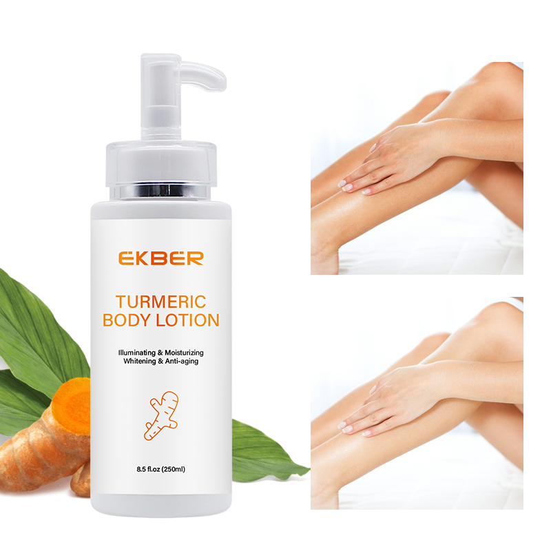 Factory Wholesale Ekber Best Soothing Not Greasy Anti Acne Turmeric Skin Whitening Cream and Body Lotion for Women