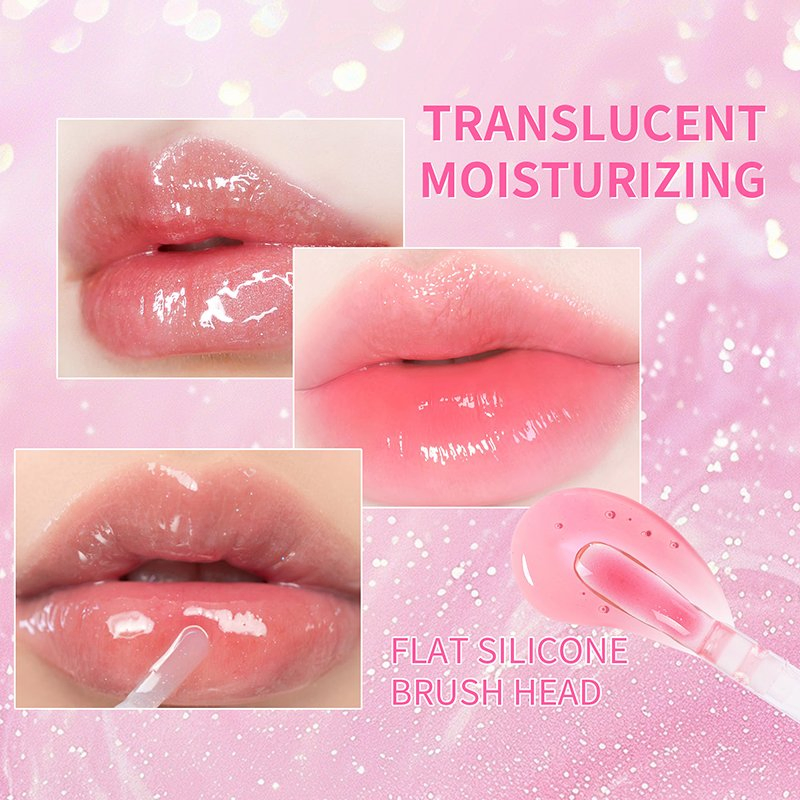 Long Lasting Private Label Vegan High Pigmented Glossy Lipgloss Glitter Lip Gloss