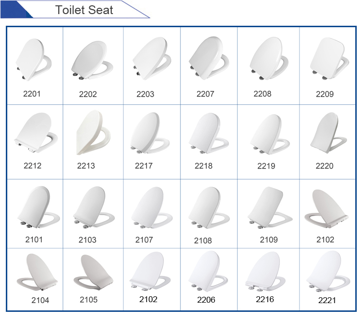 Hot-Sale Economic Plastic Slow Close Sanitary Seat Cover