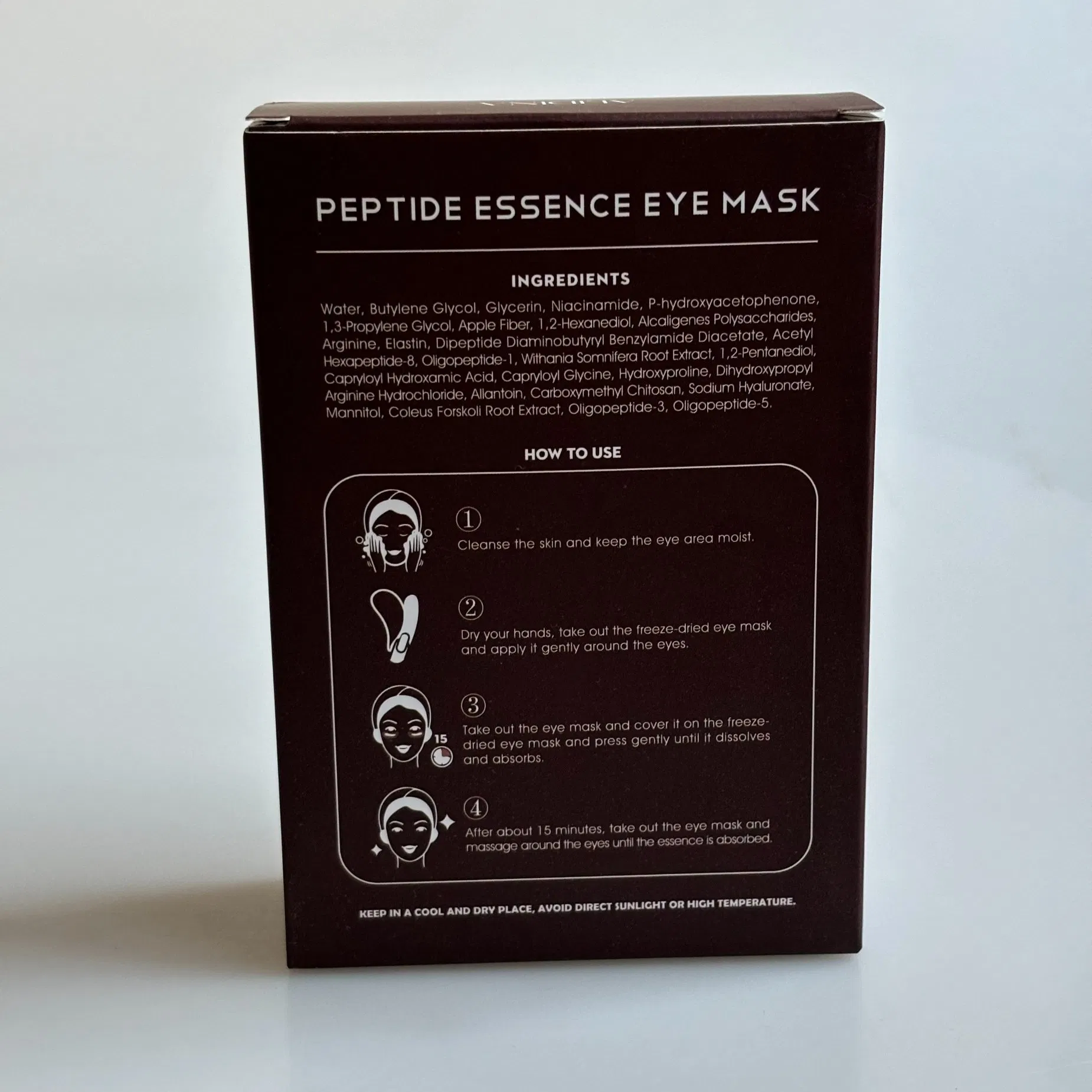 New Arrival EGF Lyophilized Eye Mask Anti Wrinkle Anti Aging Firming Collagen Eye Patch EGF Eye Mask