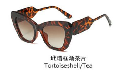 Fashion Lady's PC Colorful Sunglasses with AC Lens