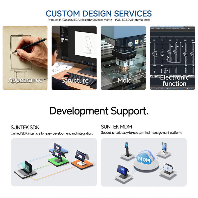 Industrial Price Handheld USB Wired Suntek 2D Android Bar Code Reader 1d POS Scanner Black 1-Year Warranty