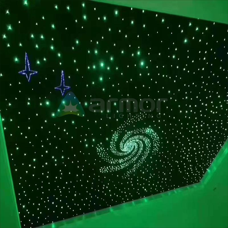 Customized Decorating Fiber Optic Lights Twinkle Star Ceiling