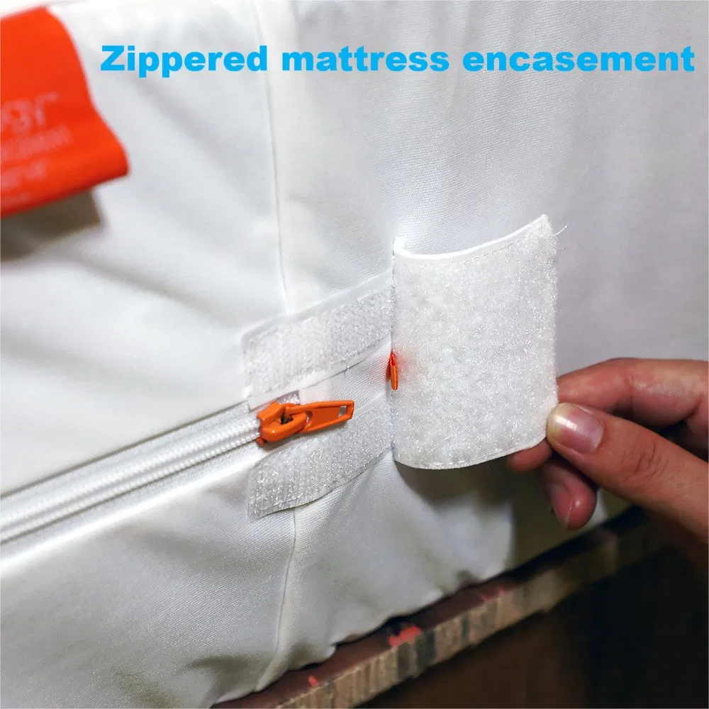 Zippered Mattress Encasement Waterproof Bed Bug Dust Mite Proof Mattress Protector Mattress Cover