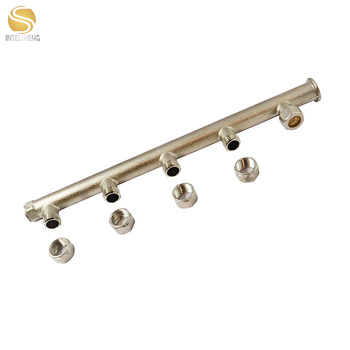 3, 4, 5, 6, 7, 8 Way Brass Water Manifold for Floor Heating Plumbing System Underground Heating System
