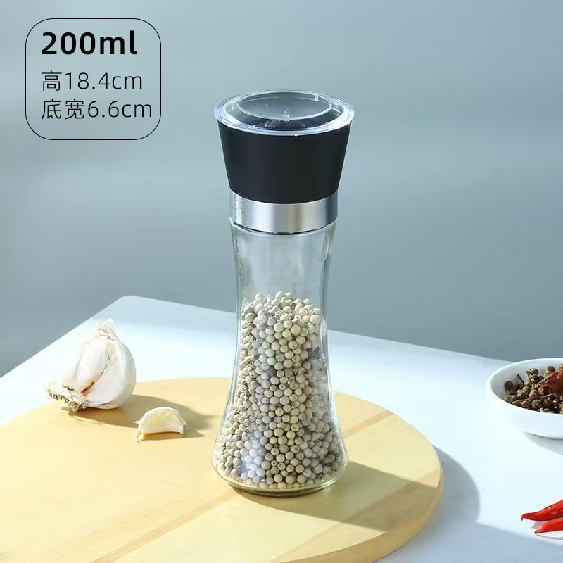 Стеклянная мельница для соли и перца 150-180 мл