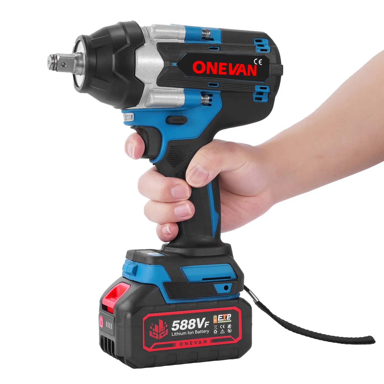 900nm 1/2 Inch Brushless Electric Impact Wrench Cordless Power Tool