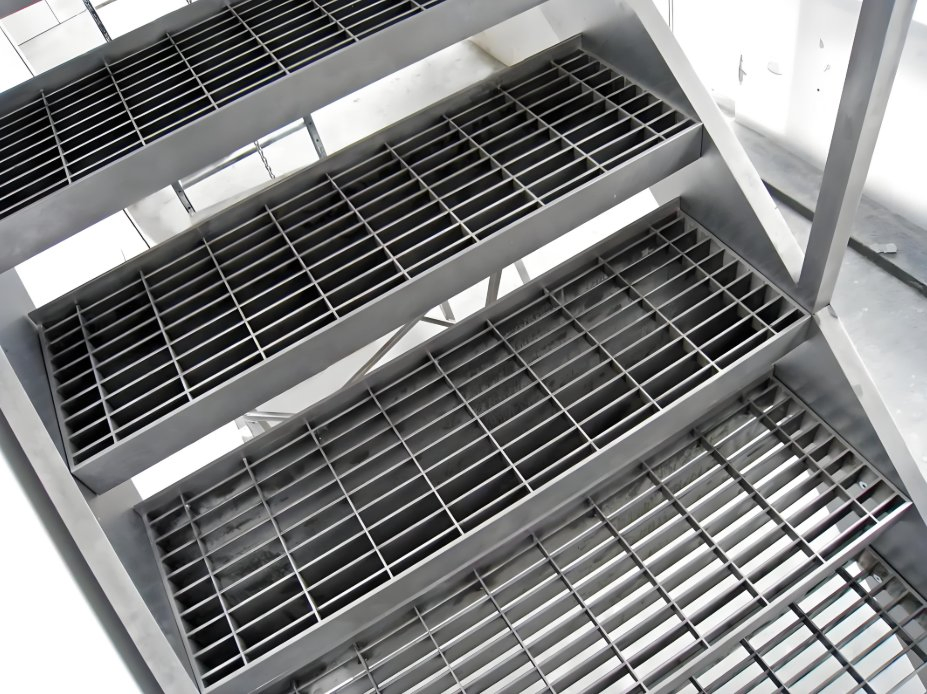 Durable Steel Structure Stairs for Industrial Metal Staircases