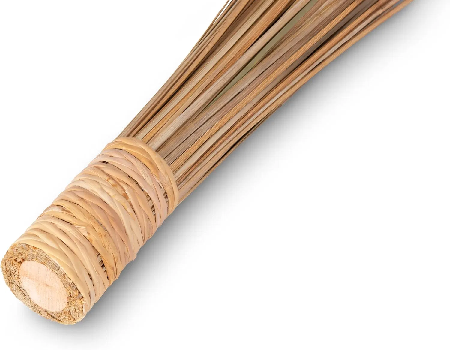 12 Inch Wok Brush Cleaning and Egg Beater Bamboo Brush