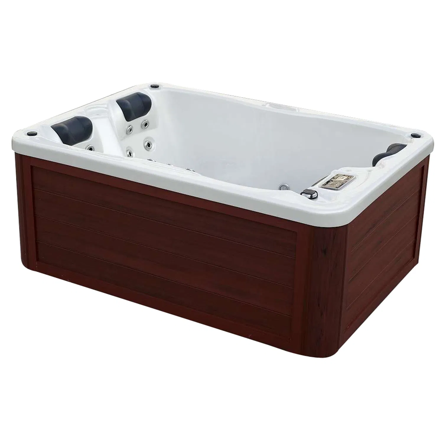 Freestanding Hotel Bathroom Acrylic Bathtub Jets Outdoor SPA Hot Tub Pure Acrylic Luxury SPA Tub