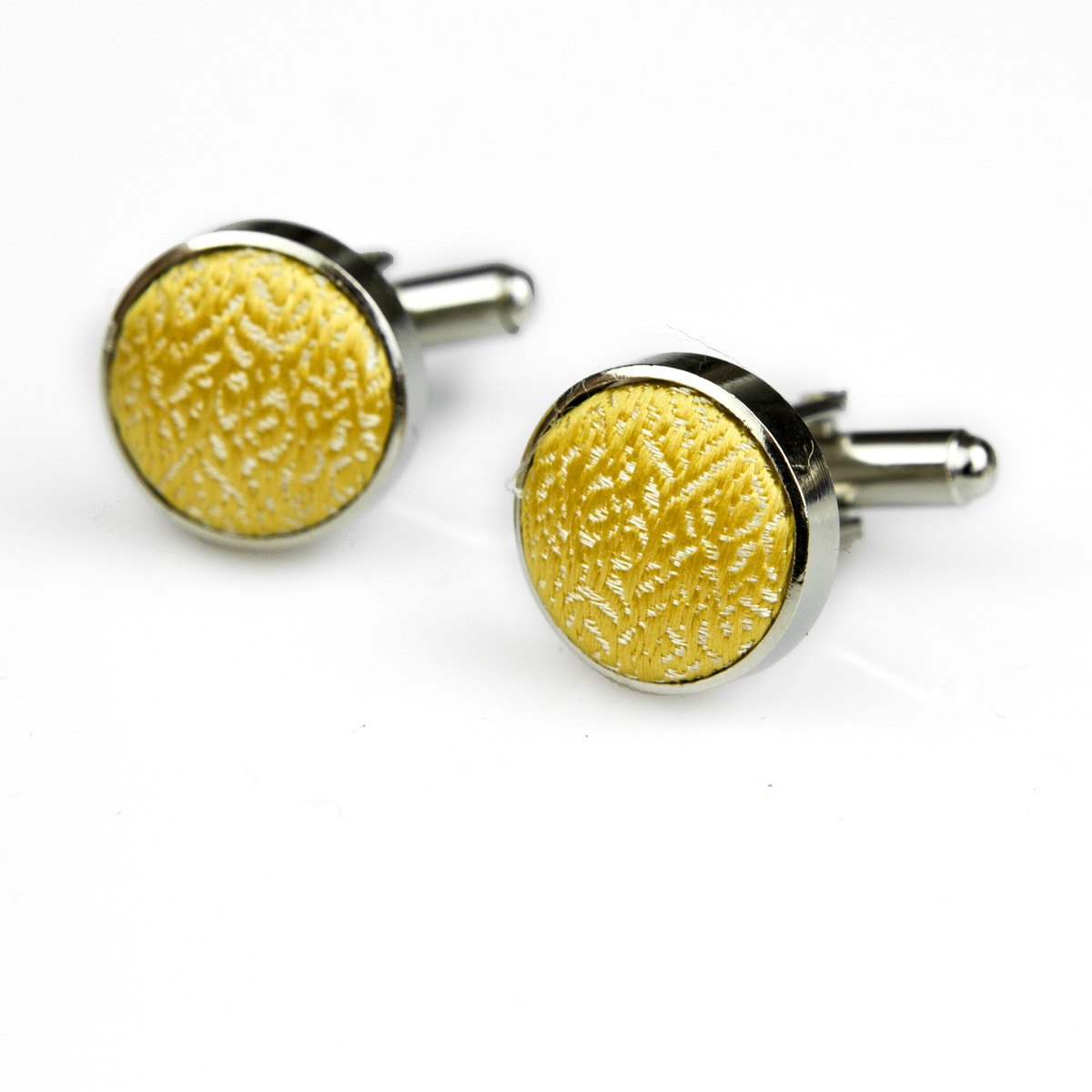 Запонки мужские тканевые декоративные