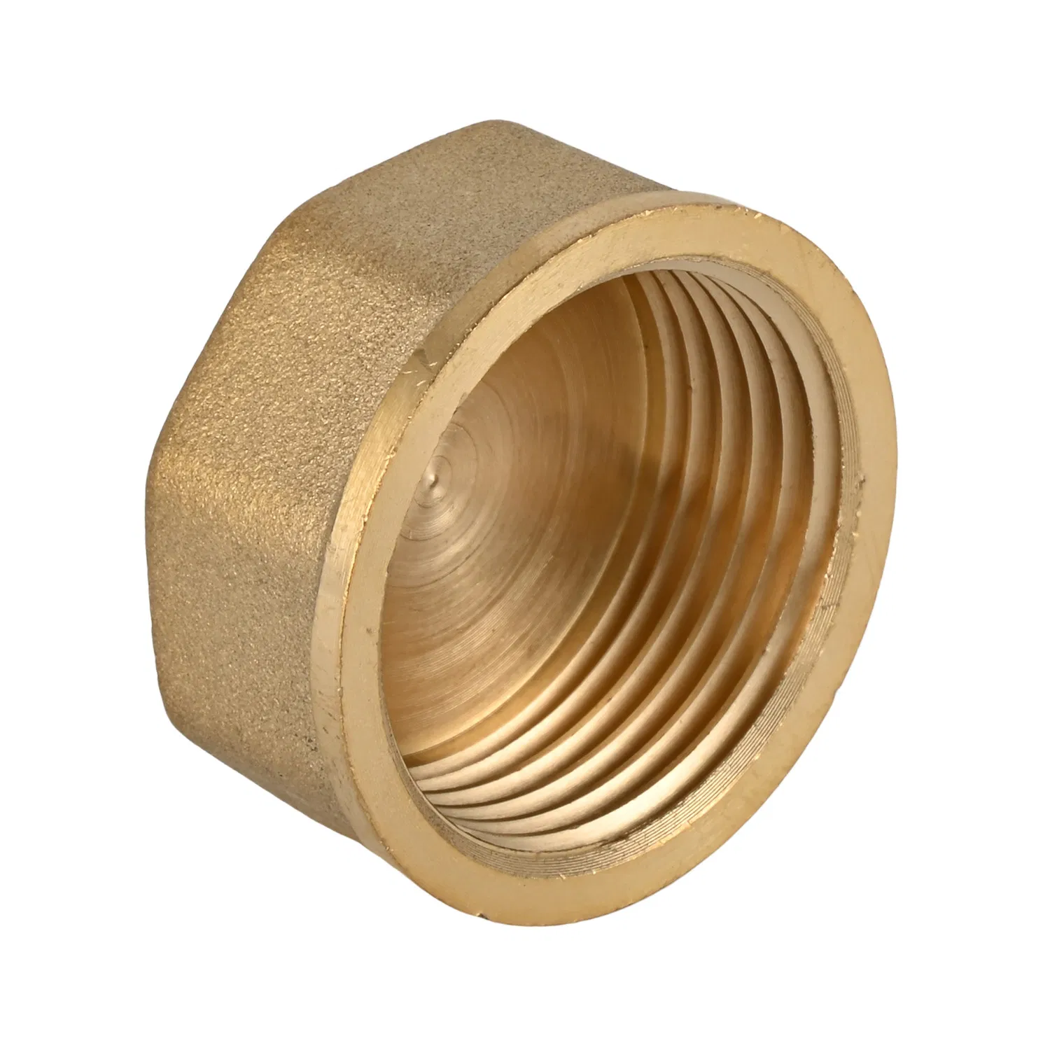 Brass Pipe Fitting Hex Female Thread Plug Ending Cap Nut for Garden Outdoor Water Nozzle