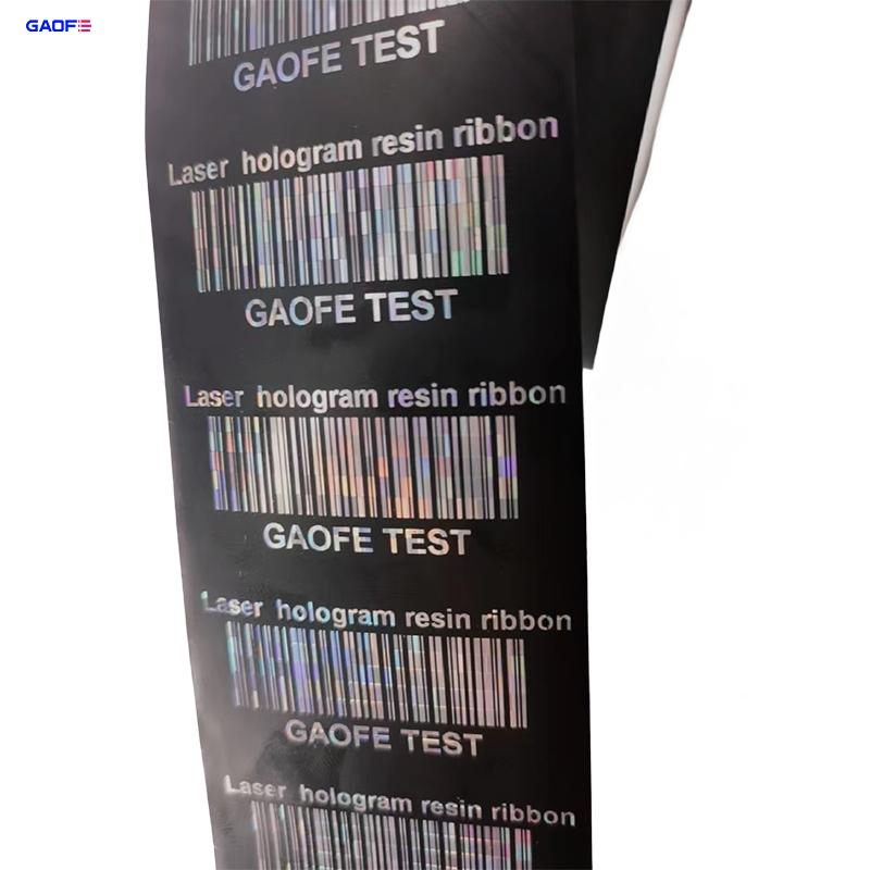 PP Black Continuous Paper Printing Clearly Waterproof Synthetic Paper Label