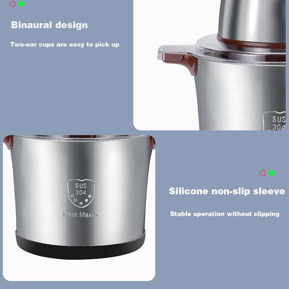 High Quality 6L 10L Stainless Steel Meat Grinder for Household Sale