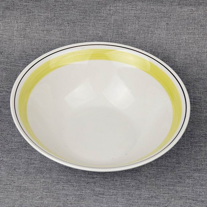 Salad Food Bowl 7"8" Color Line Porcelainware Ceramic Tableware