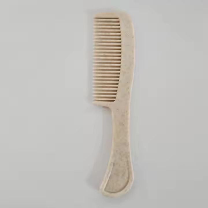 Luxury Hotel Disposable Comb Environment-Friendly Kraft Paper Packaging Wheat Straw Comb