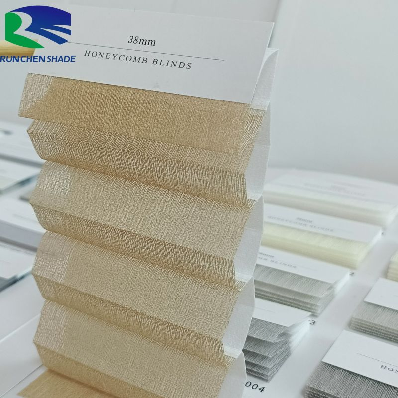 High-End Cellular Shade Fabric Day Night Honeycomb Blinds Honeycomb Dual Blind with Ultra Quiet Single Chain