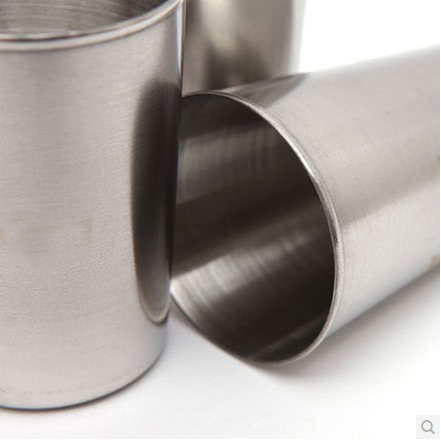 Набор походных кружек из нержавеющей стали, 8 шт