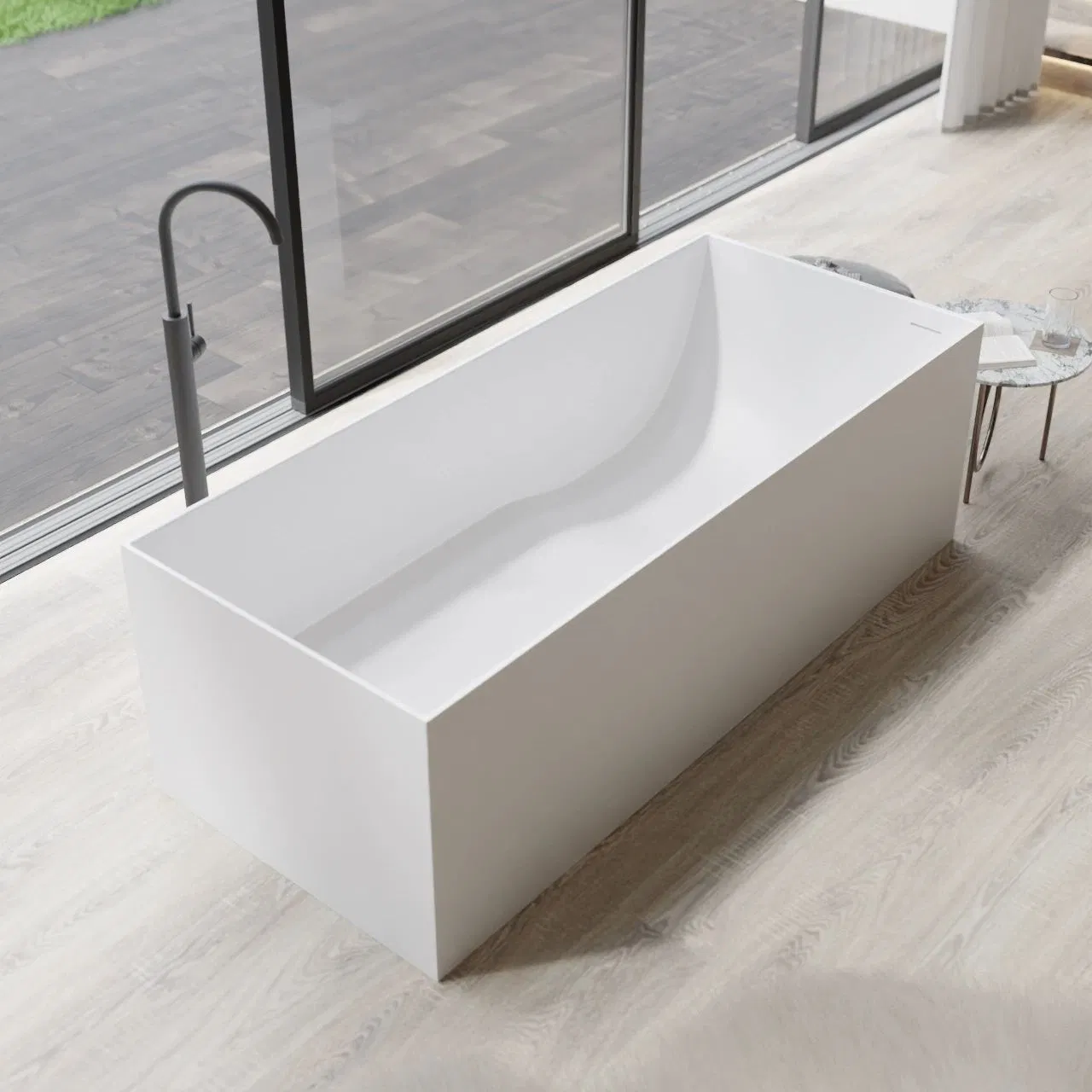 Прямоугольная ванна из искусственного камня PMMA