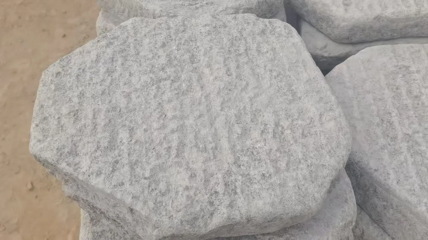 Natural Stone Grey Tumbled Granite Pavers for garden/outdoor/outside landscape/floor/wall/pool tiles/slabs