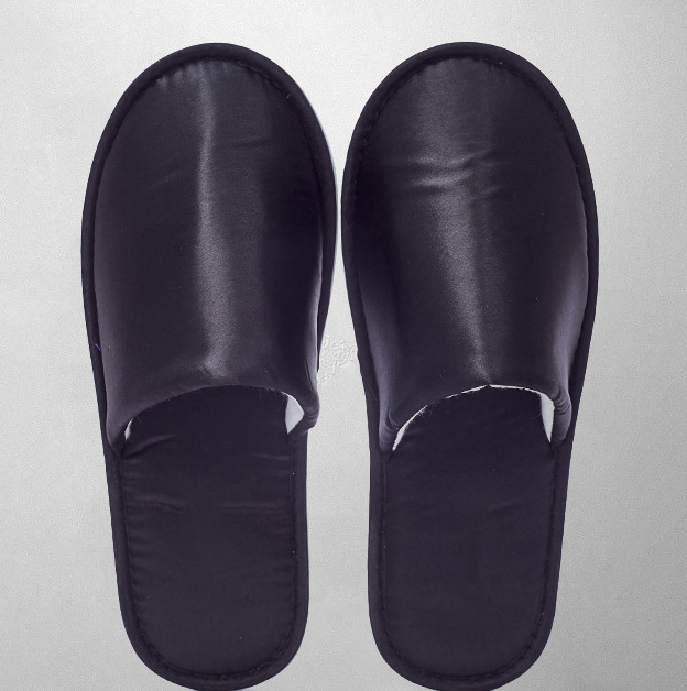 Premium Satin Slippers Featuring a Smooth Silk-Like Finish