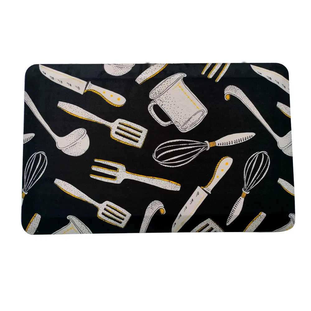 Premium Stylish Soft Durable Waterproof Non-Slip PVC Anti-Stress Kitchen Rugs for Comfort and Style