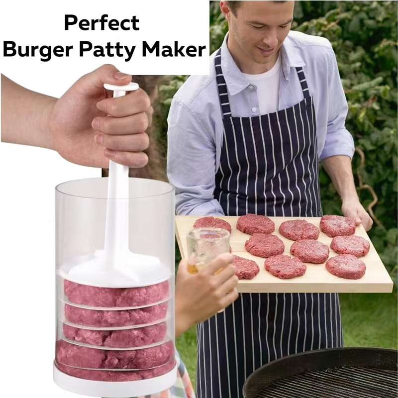Versatile Nonstick Hamburger Press for Perfectly Shaped Patties