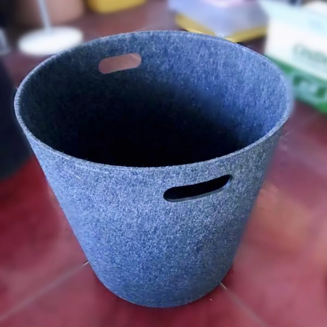 100% Polyester Fiber Laundry Basket Dirty Clothes Basket Buck Basket