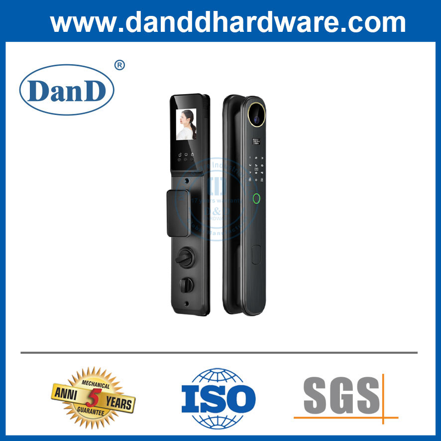 Digital Handle Biometric Fingerprint Face Recognition Security Face Recognition Smart Door Lock