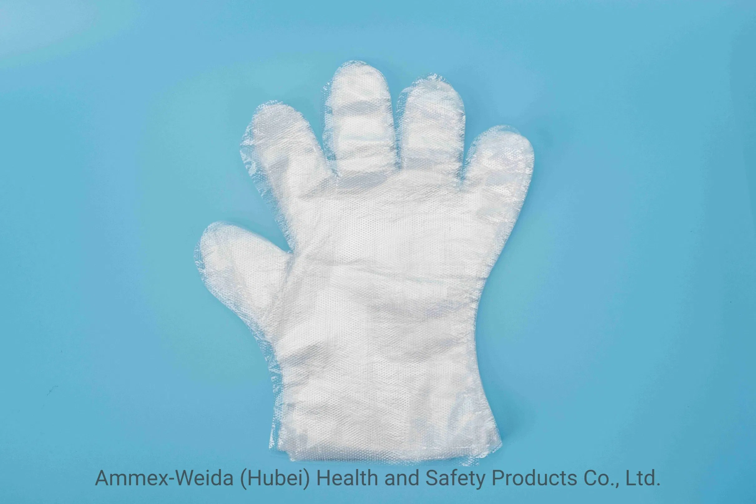 Non-Toxic Tear-Resistance Disposable Transparent PE Gloves Kitchen Use Oil-Proof Plastic Gloves