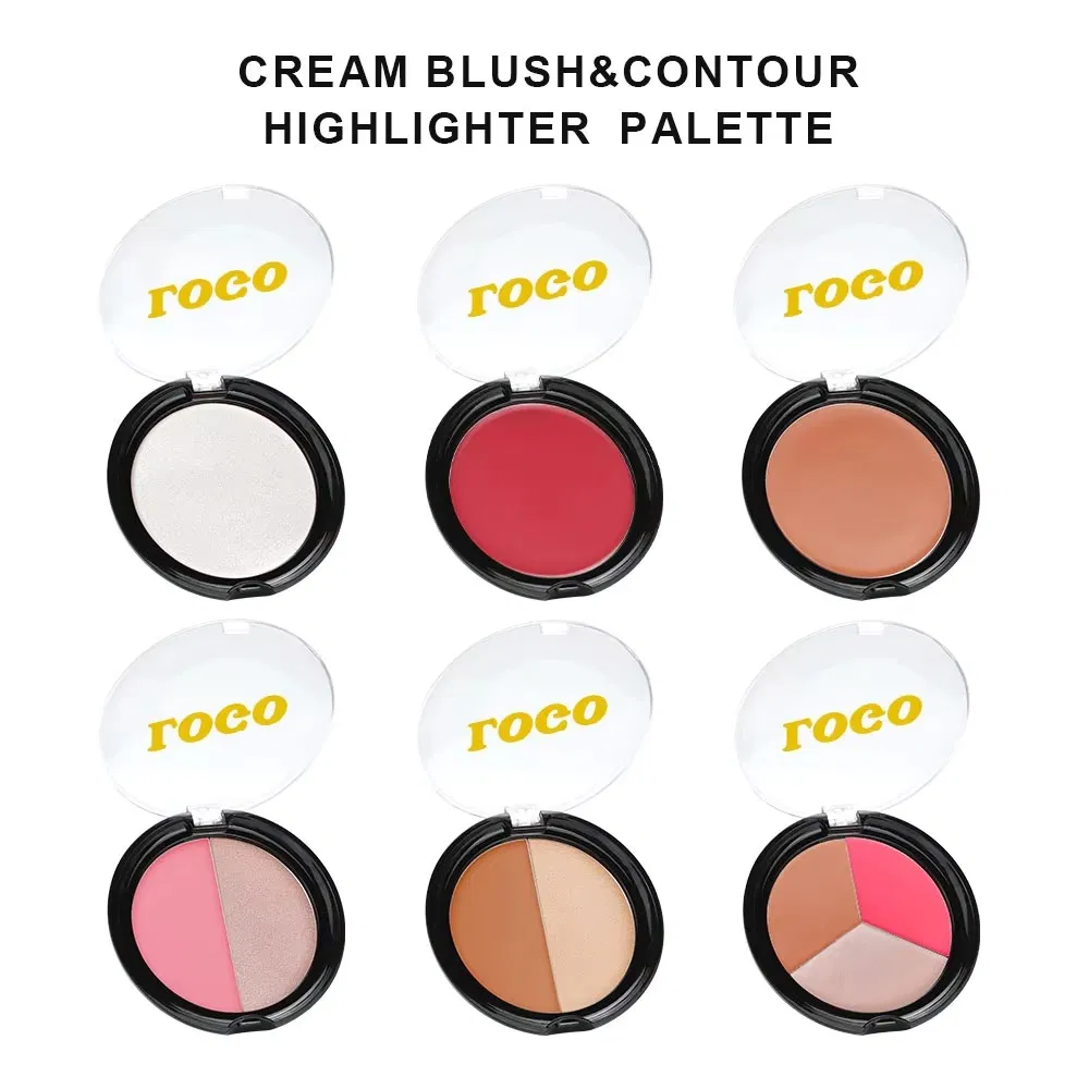 Full Coverage Cream Contour Palette Vegan Makeup Waterproof Matte Smooth Contour Concealer
