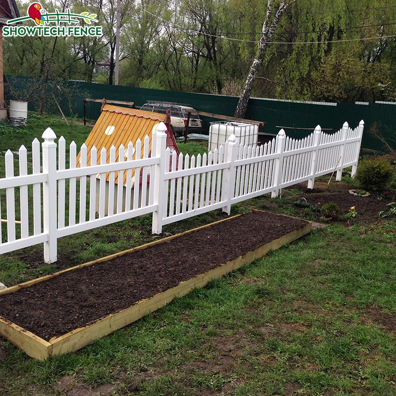 White Picket Fence Garden Edging