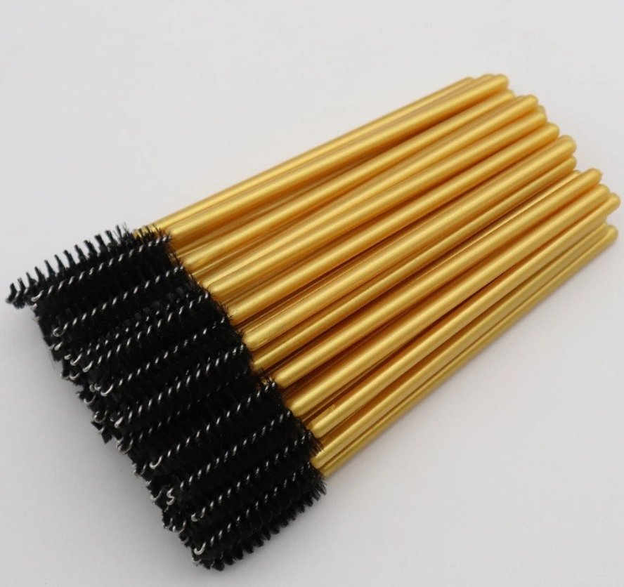 Disposable Plastic Handle Nylon Mascara Brush Eyelash Extension Micro Brush