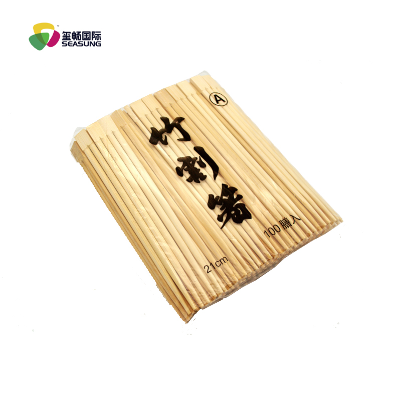 Twins Chopsticks Disposable Bamboo Hashi Chopsticks 21cm