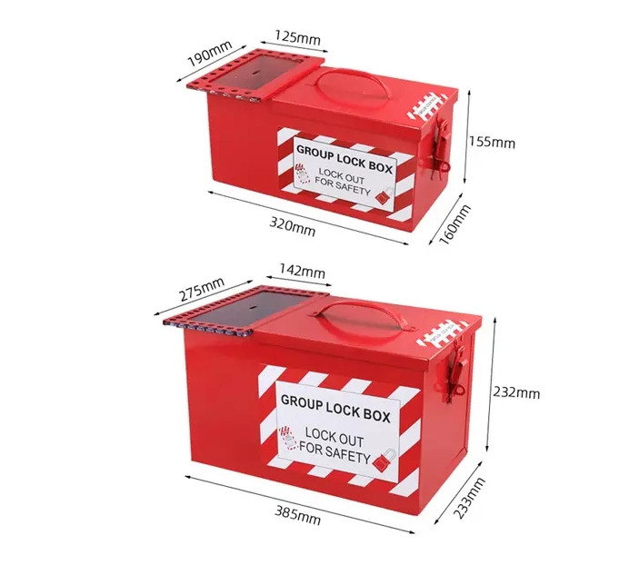 Portable Key Sharing Storage Box with Simple Locking Operation