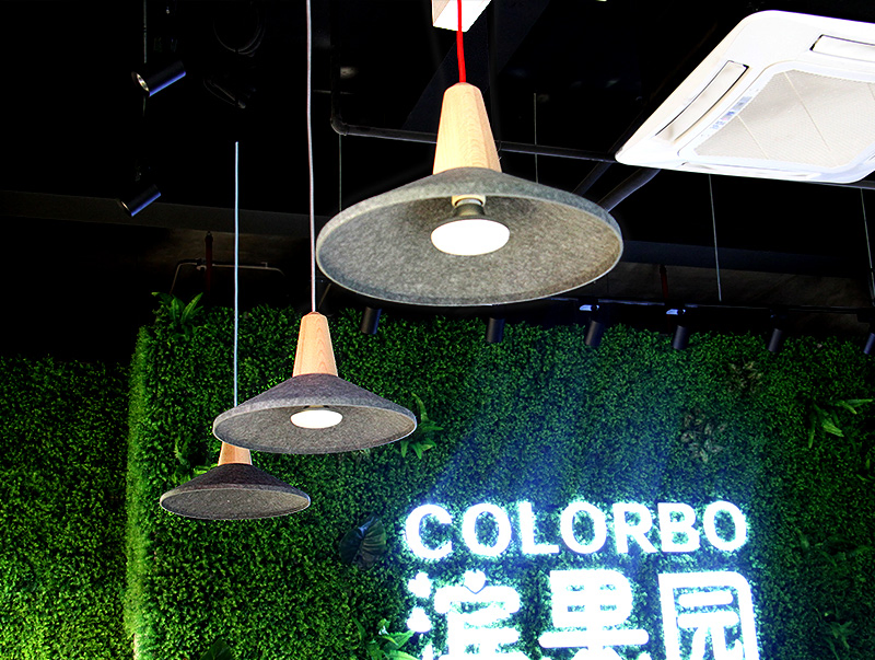 Decorative Sound Absorption Lampshade Polyester Fiber Acoustic Lampshade for Family