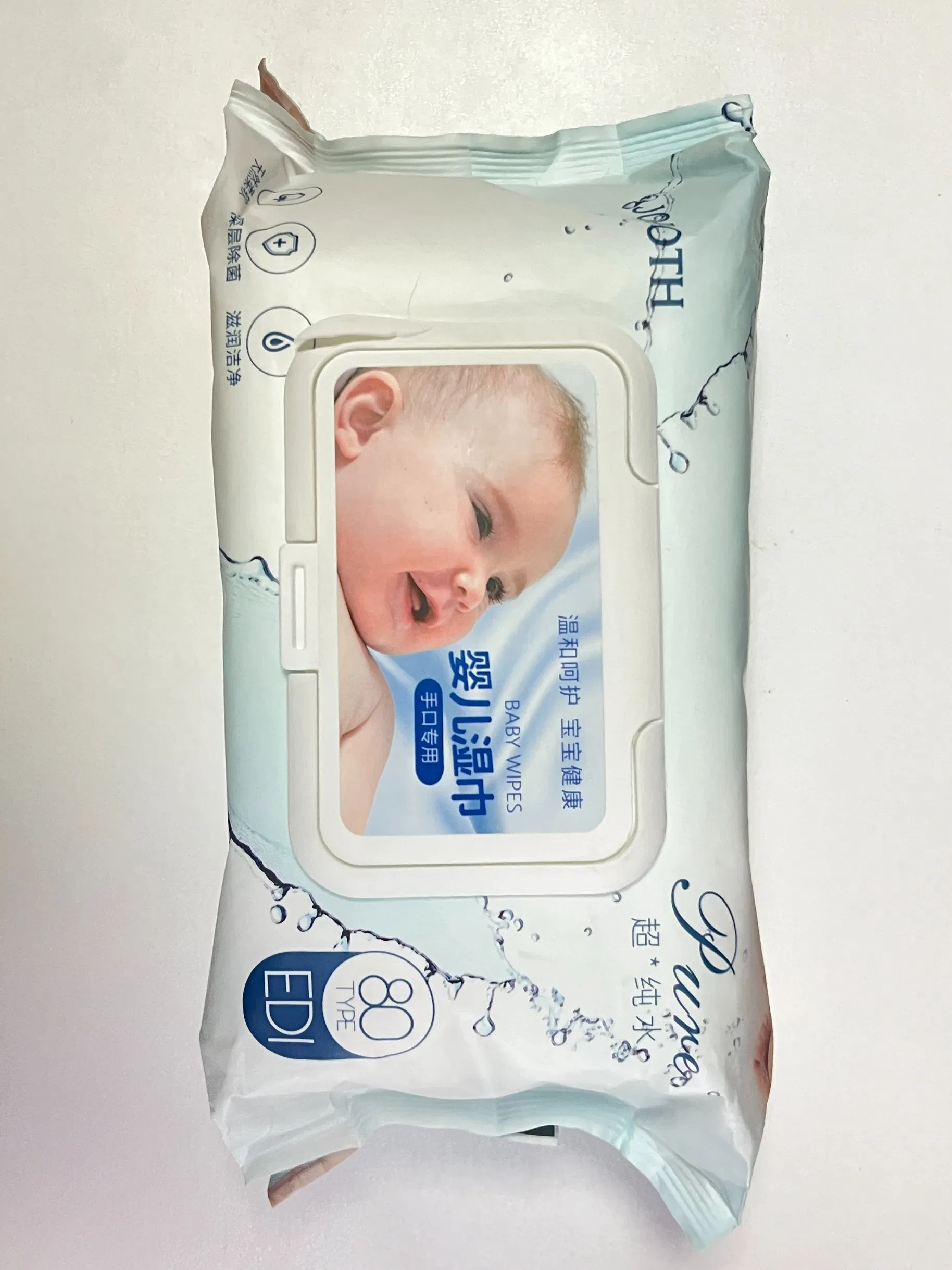 Daily Use Products for Home Baby Wet Wipes Soft Natural Water Cleaning Wipe