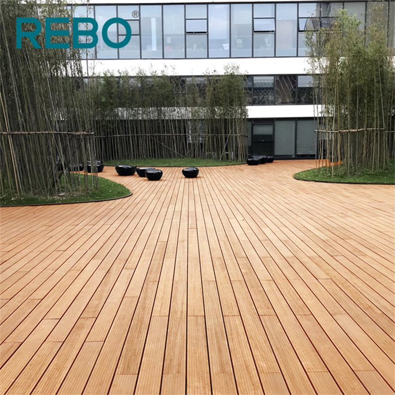 Outdoor Waterproof Fireproof Bamboo Wood Decking Flooring for Sale