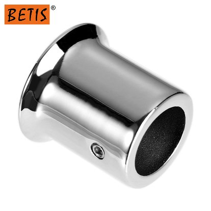 OEM Bathroom-Fittings-Accessories Glass Fitting Partition Connecting Bar Round Pipe Connector Black Finish Stainless Steel Glass Hardware
