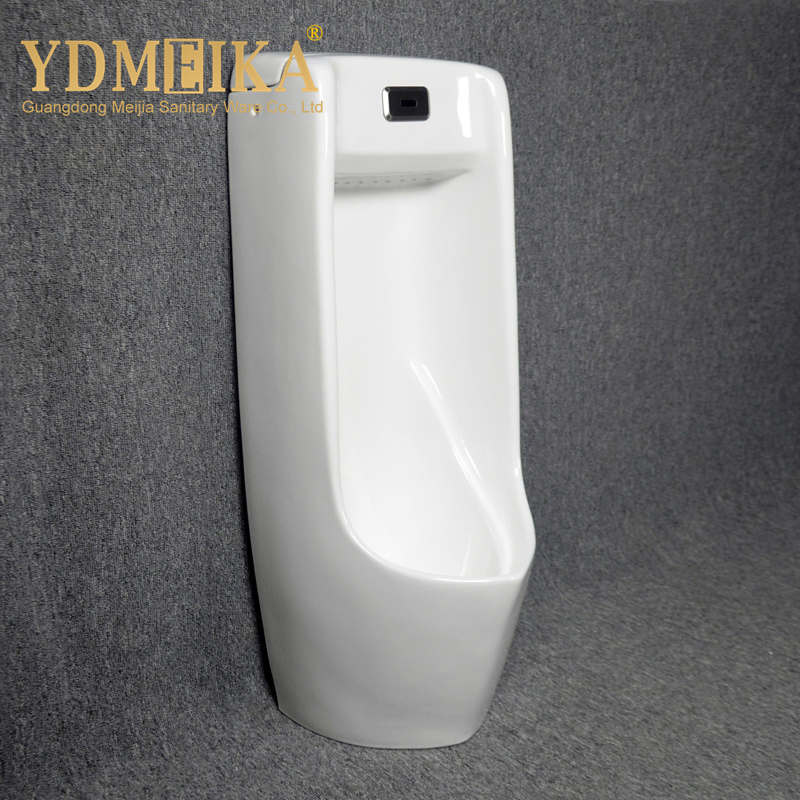 The Floor Standing Induction Ceramic Urinal Is a Luxurious Splash Proof Urinal Designed Specifically for Men