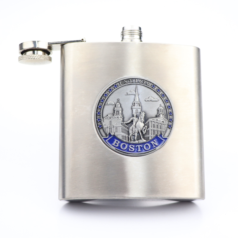 Personalized Stainless Steel Mini Hip Flask with Custom Logo