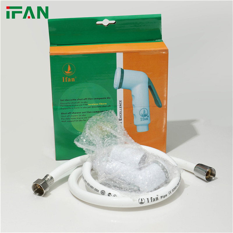 Ifan Shataf Set Shataf Pipe Wallshelf 1/2 Bidet Toilet Sprayer Set